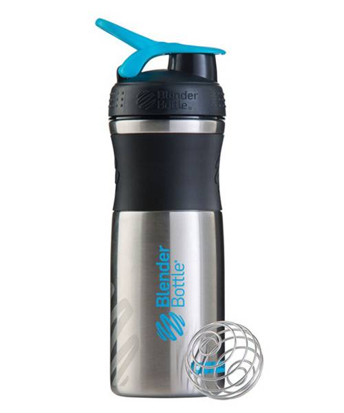 Sportmixer Stainless Цвет Черный/морской Голубой Blender Bottle