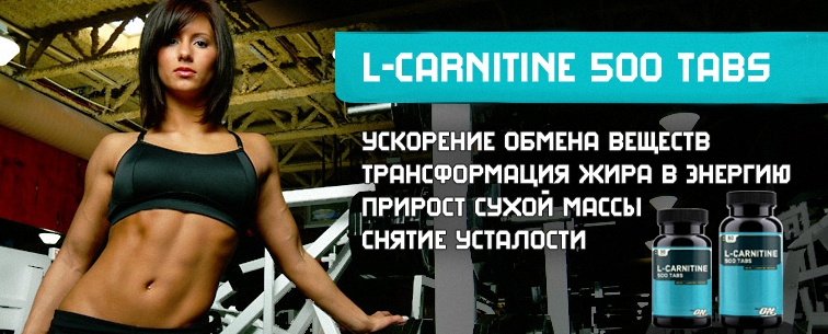 l-carnitine 500 tabs - L-карнитин в удобнейшей форме