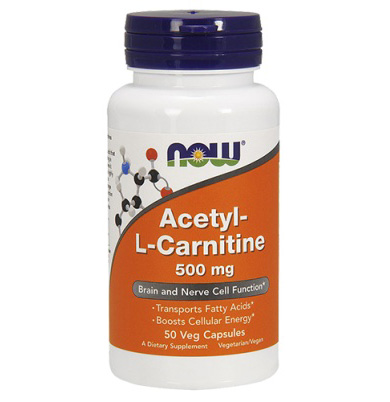 Acetil L-carnitine 500 mg NOW