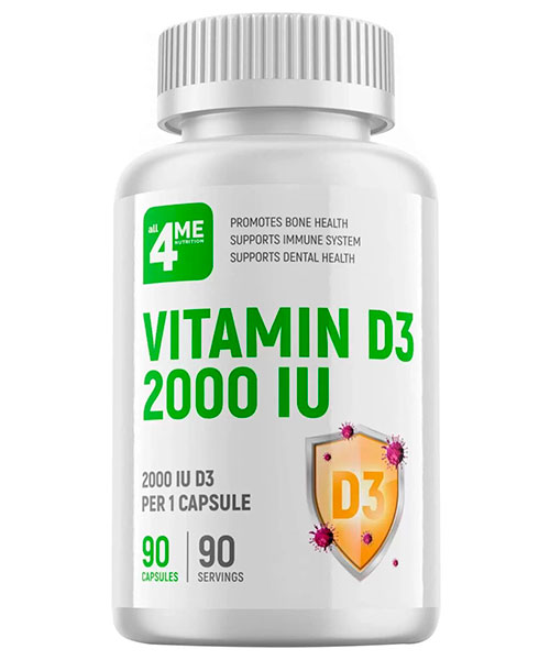 Vitamin D3 2000 IU All4me
