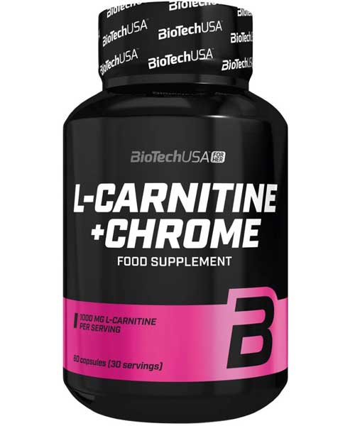 L-carnitine + Chrome Caps Biotech Nutrition