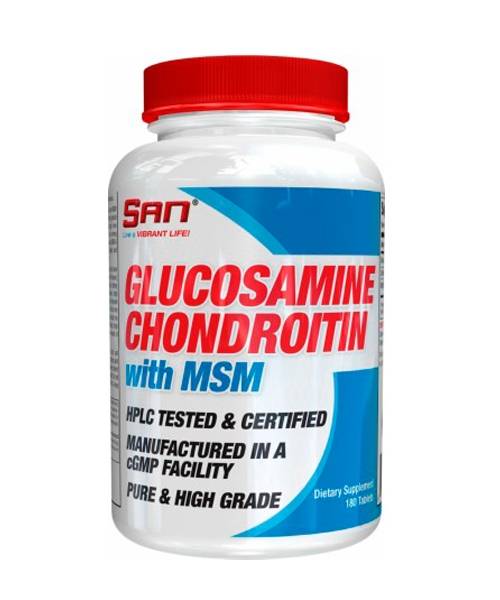 Glucosamine Chondroitin MSM SAN 180 таб