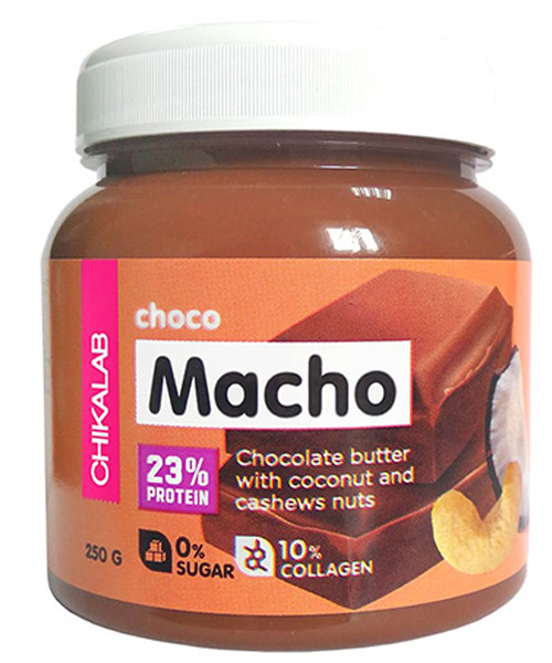 Macho Шоколадная Паста с Кокосом и Кешью Chikalab