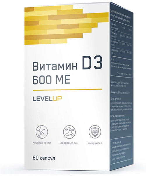 Vitamin D3 600me Level UP