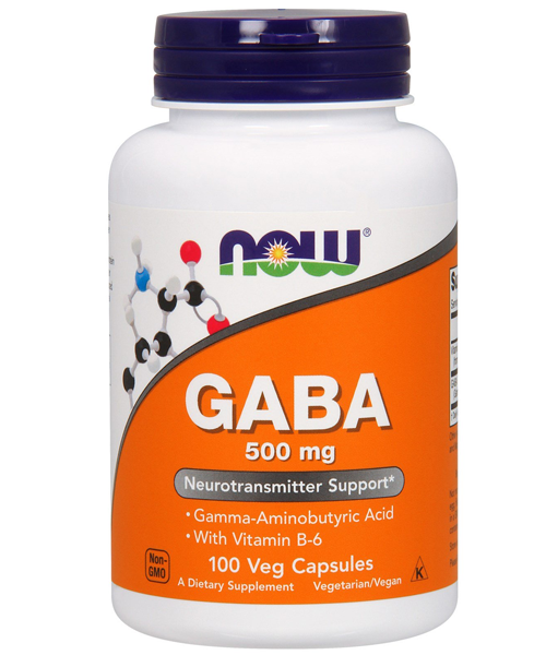 Gaba 500 mg With B-6 NOW 100 капс.