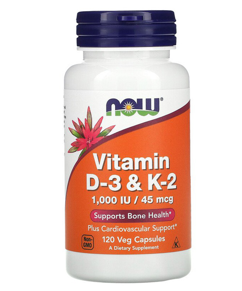 Vitamin D3 + K2 NOW