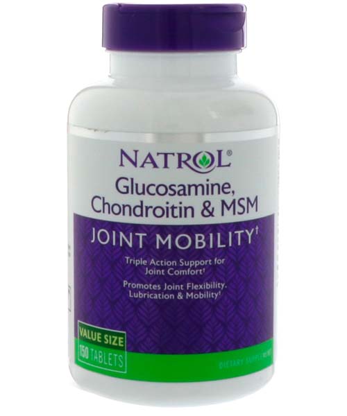 Glucosamine Chondroitin MSM Natrol 150 таб.