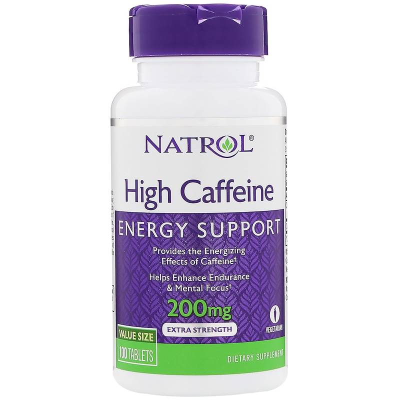 High Caffeine 200 mg Natrol