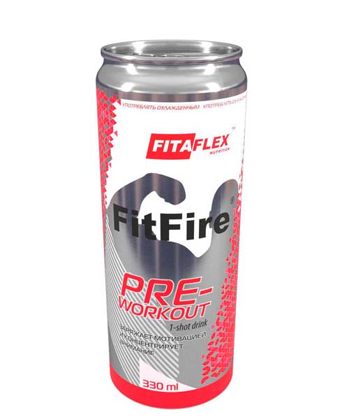 Fitfire Pre-workout 1-shot Drink Fitaflex