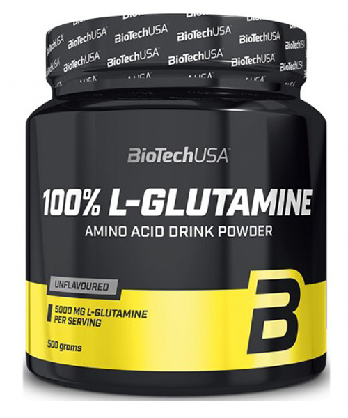 100% L-glutamine Biotech Nutrition 500 г