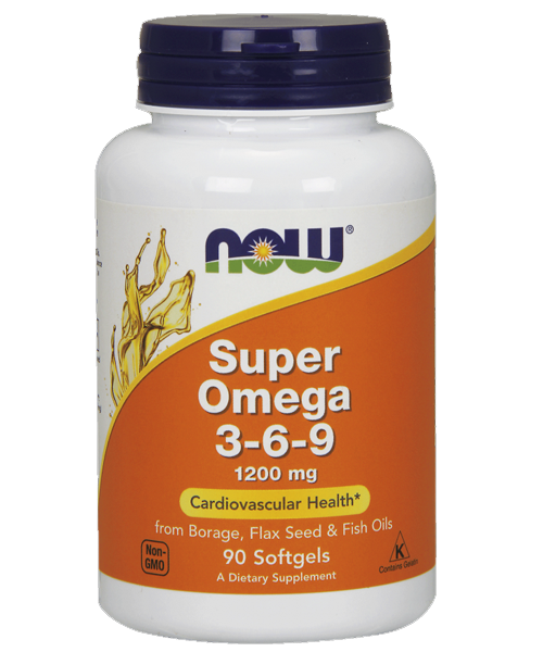 Super Omega 3-6-9 1200 mg. NOW