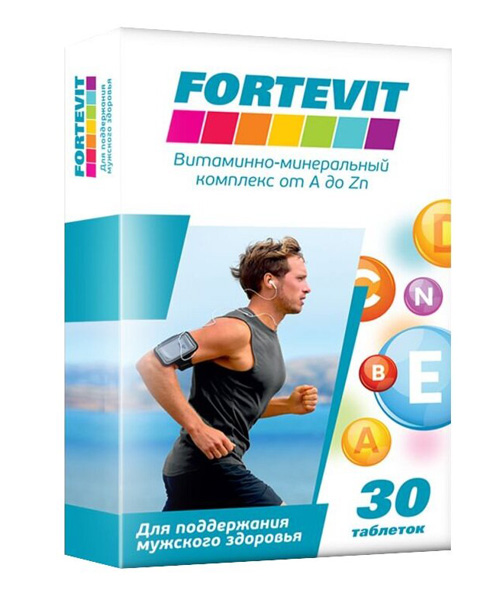 Fortevit Витаминно-минеральный Комплекс для Мужчин от A до Zn Asna