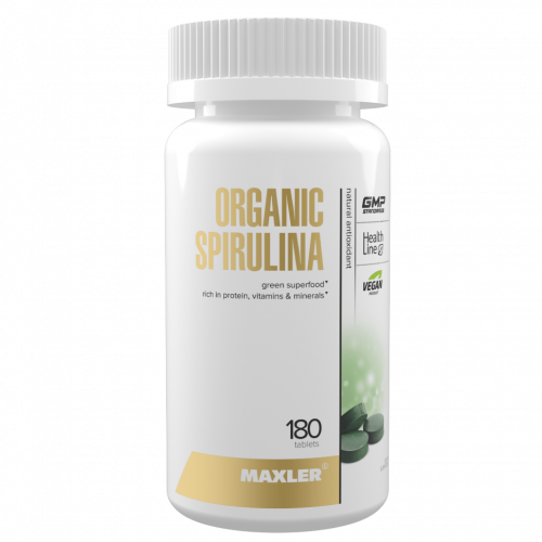 Organic Spirulina 500 mg Maxler