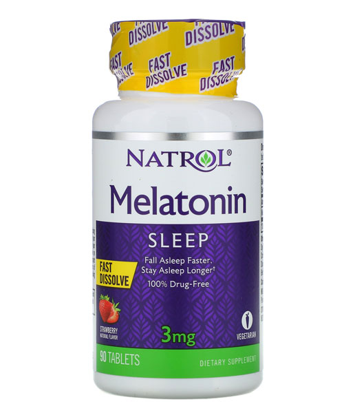 Melatonin Fast Dissolve 3 mg Natrol