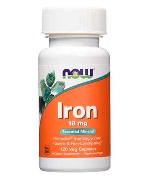Iron 18 mg. NOW