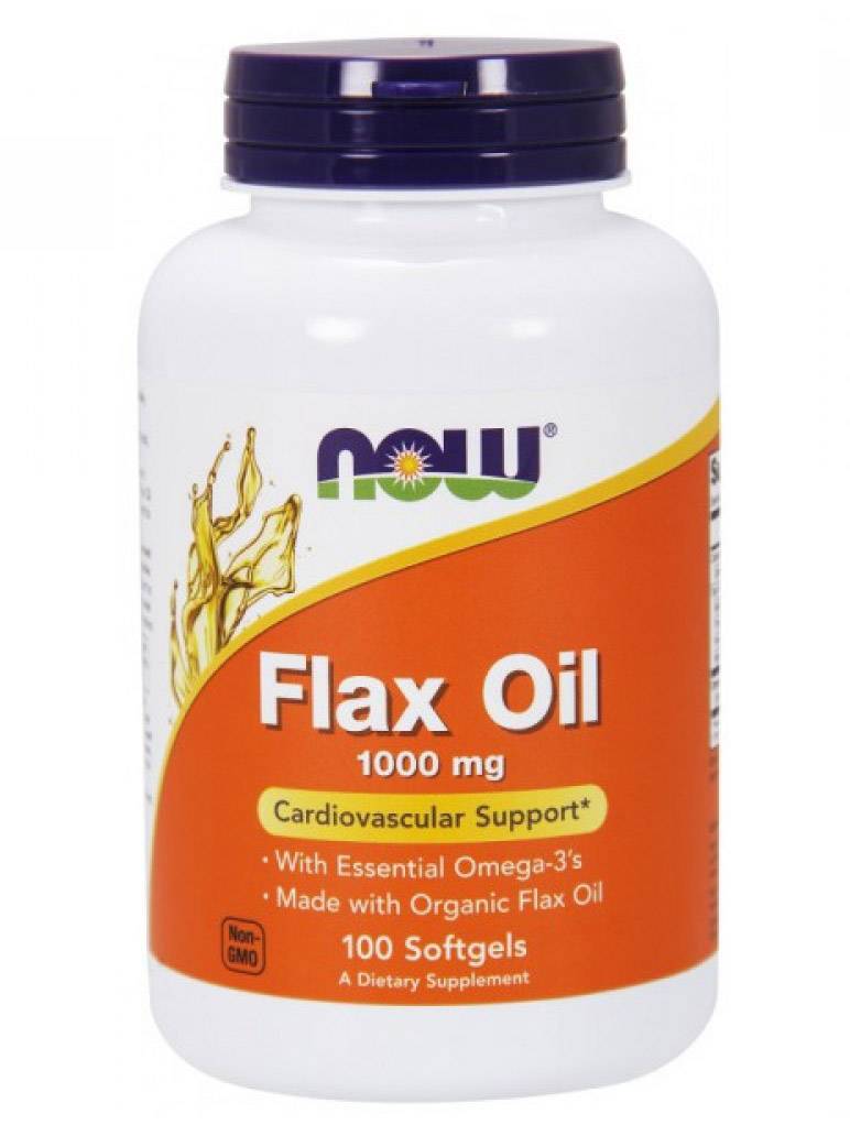 Flax Oil 1000 mg NOW