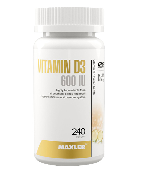 Vitamin D3 600 IU Maxler
