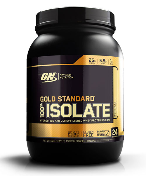100% Isolate Gold Standard Optimum Nutrition 726 г