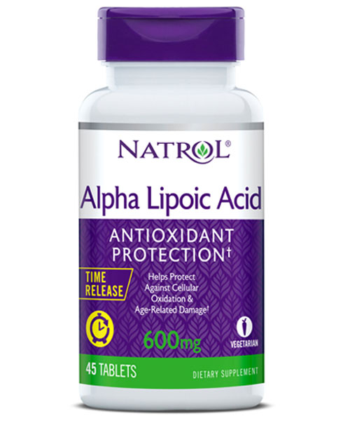 Alpha Lipoic Acid 600 mg Natrol 45 капс.