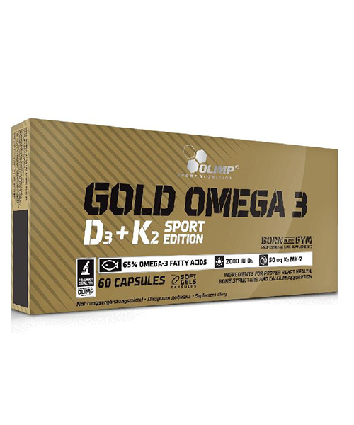 Gold Omega 3 D3+k2 Olimp Sport Nutrition
